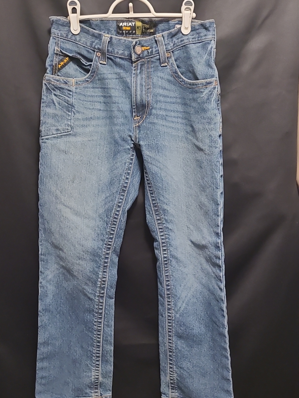Ariat Men's Straight Light Blue Denim Jeans 30/30